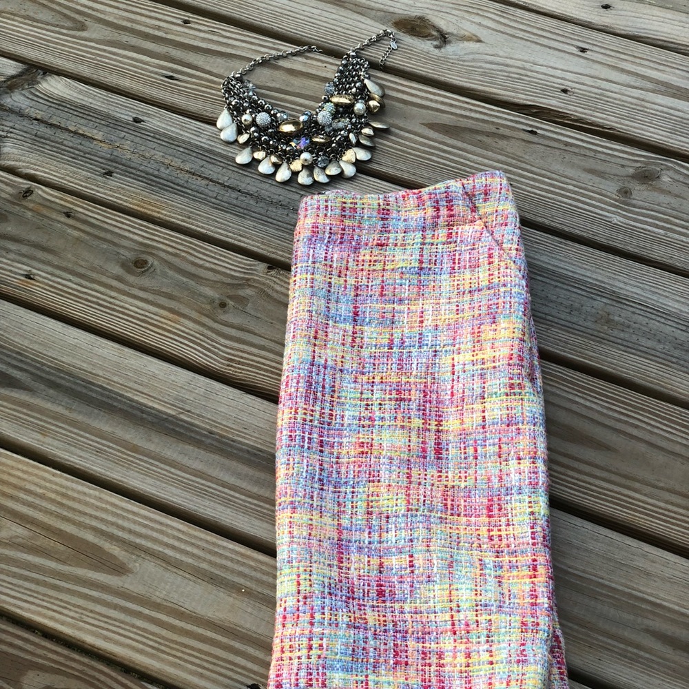 Boucle’ Tweed Women’s Multi-Colored Skirt